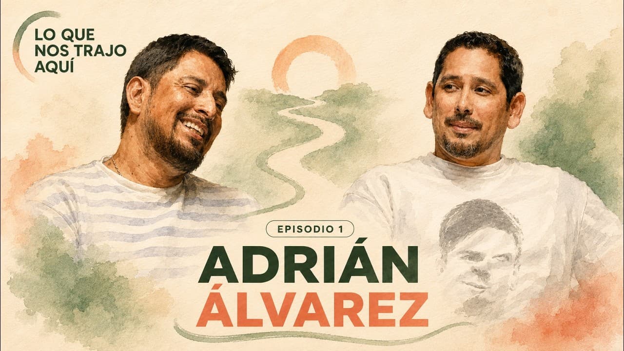 Thumbnail del episodio 01 con Adrián Álvarez