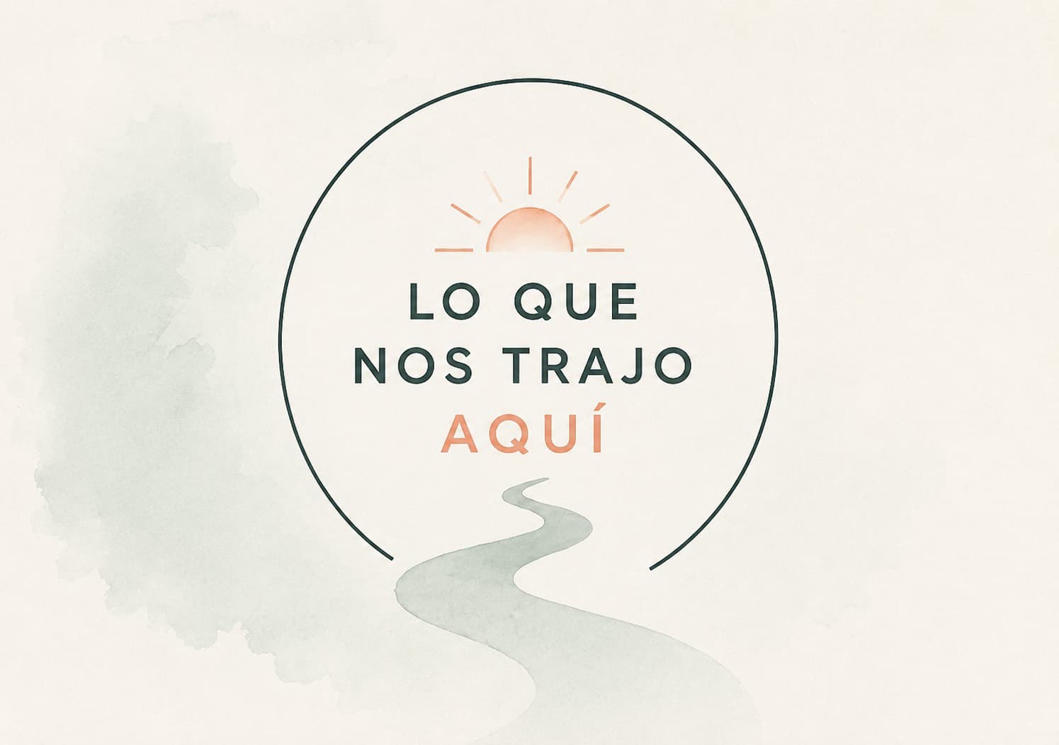Camino en acuarela de Lo que nos trajo aquí